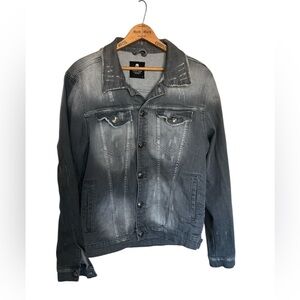 Philipp Plein Stone Washed Denim Jacket Men’s Size Large